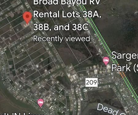 Broad Bayou RV Rental Lots 38A, 38B, and 38C