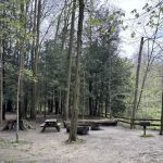 Gridled road reservation campsite