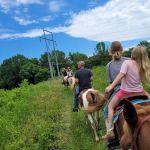 Reservoir horse trail camp