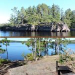 HB Voyageurs Narrows N60 Houseboat Campsite